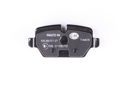 HELLA Brake pad set - T1445 - for e.g. BMW 8DB355011-271