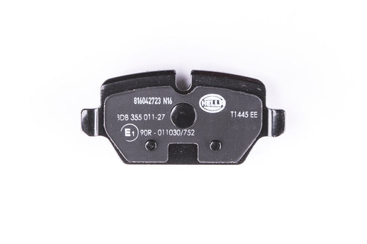 HELLA Brake pad set - T1445 - for e.g. BMW 8DB355011-271
