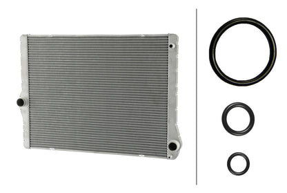 Hella Engine Coolant Radiator 8MK366301-861