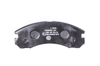HELLA Brake pad set - T3025 - for e.g. CITROEN / DODGE / MITSUBISHI 8DB355016-531
