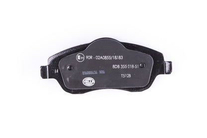 HELLA Brake pad set - T5128 - for e.g. CHEVROLET / HOLDEN / OPEL / VAUXHALL 8DB355018-511
