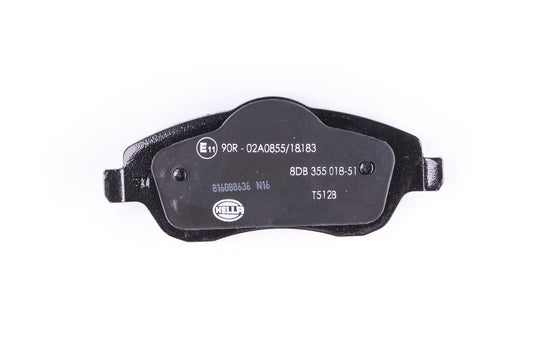 HELLA Brake pad set - T5128 - for e.g. CHEVROLET / HOLDEN / OPEL / VAUXHALL 8DB355018-511