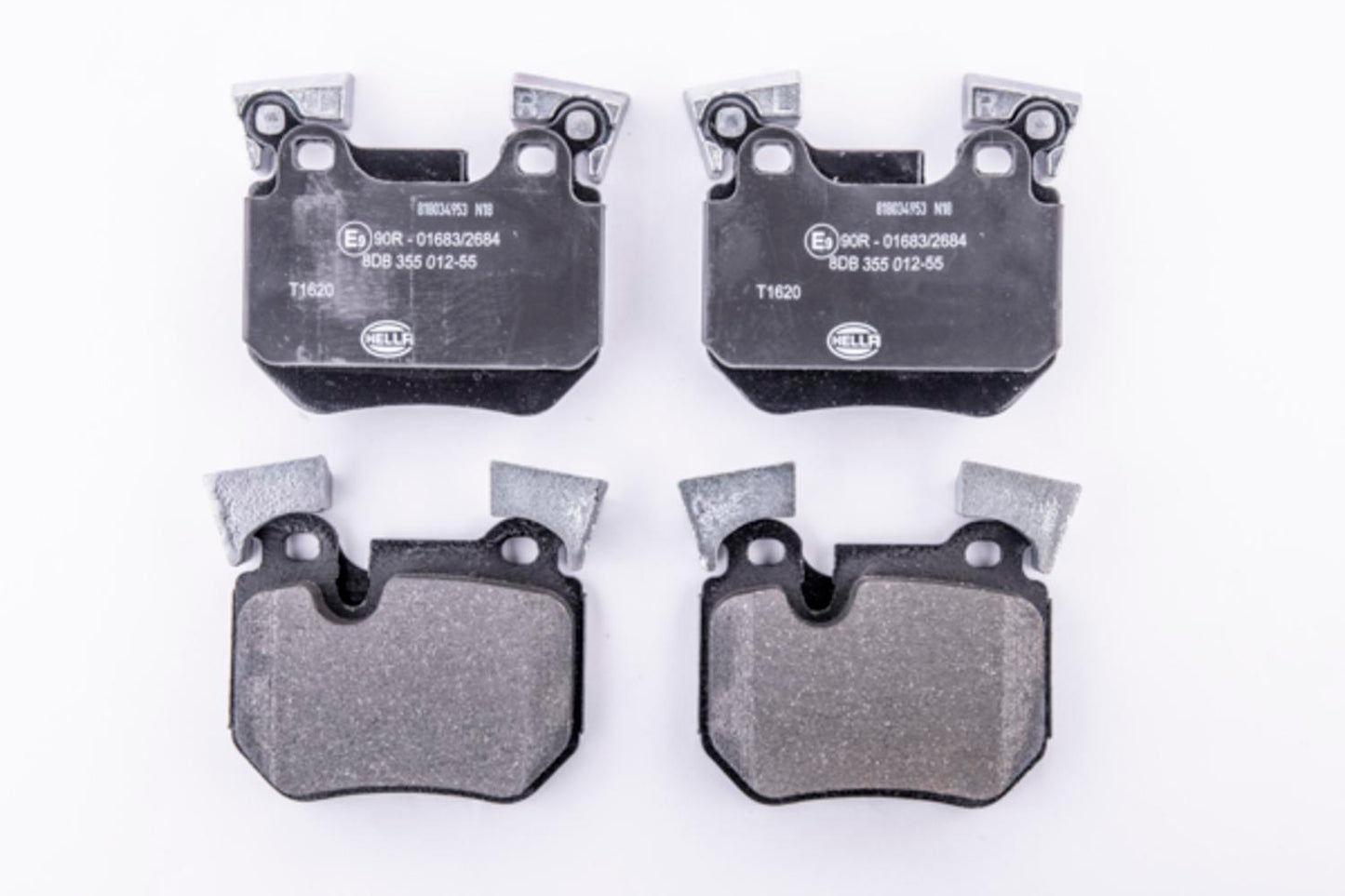 HELLA Brake pad set - T1620 - for e.g. BMW 8DB355012-551