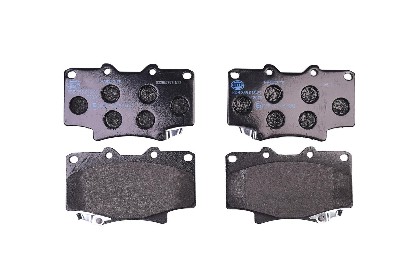 HELLA Brake pad set - T3076 - for e.g. LEXUS / TOYOTA 8DB355016-871