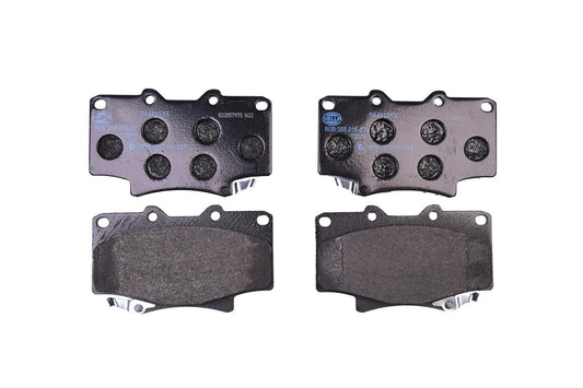 HELLA Brake pad set - T3076 - for e.g. LEXUS / TOYOTA 8DB355016-871