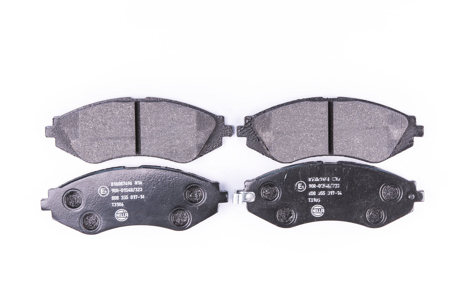 HELLA Brake pad set - T3106 - for e.g. CHEVROLET / DAEWOO / HOLDEN 8DB355017-141