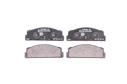 HELLA Brake pad set - T0609 - for e.g. AUTOBIANCHI / BERTONE / FIAT / FSO 8DB355007-101