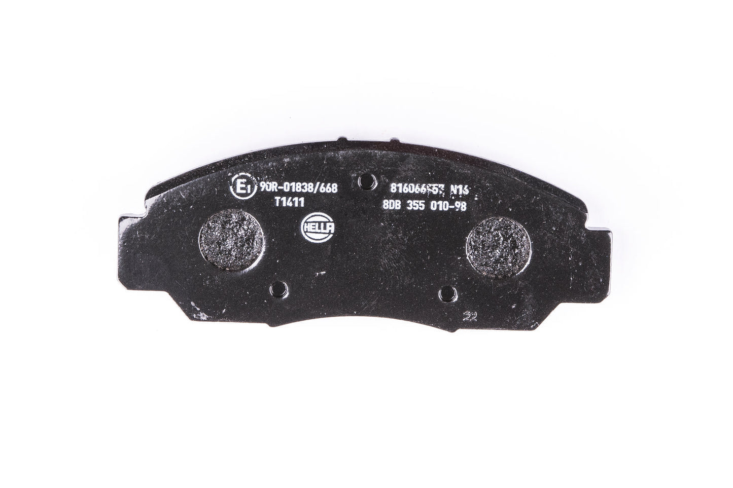 HELLA Brake pad set - T1411 - for e.g. HONDA 8DB355010-981