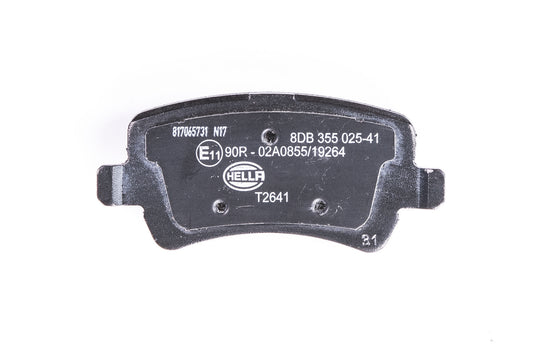 HELLA Brake pad set - T2641 - for e.g. FORD / LAND ROVER / VOLVO / VOLVO ASIA 8DB355025-411