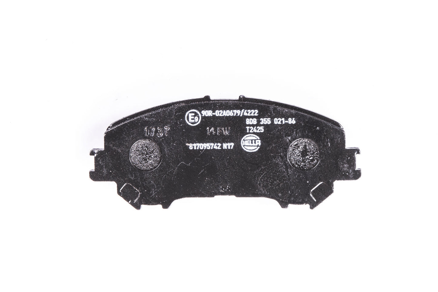 HELLA Brake pad set - T2425 - for e.g. NISSAN / RENAULT 8DB355021-861