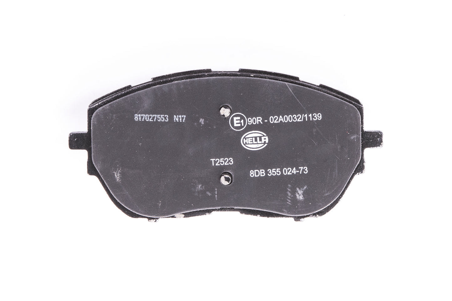 HELLA Brake pad set - T2523 - for e.g. PEUGEOT 8DB355024-731