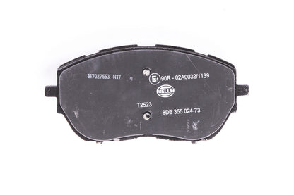 HELLA Brake pad set - T2523 - for e.g. PEUGEOT 8DB355024-731