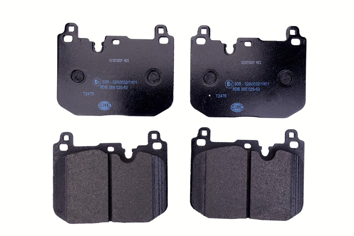 HELLA Brake pad set - T2479 - for e.g. MINI 8DB355025-621