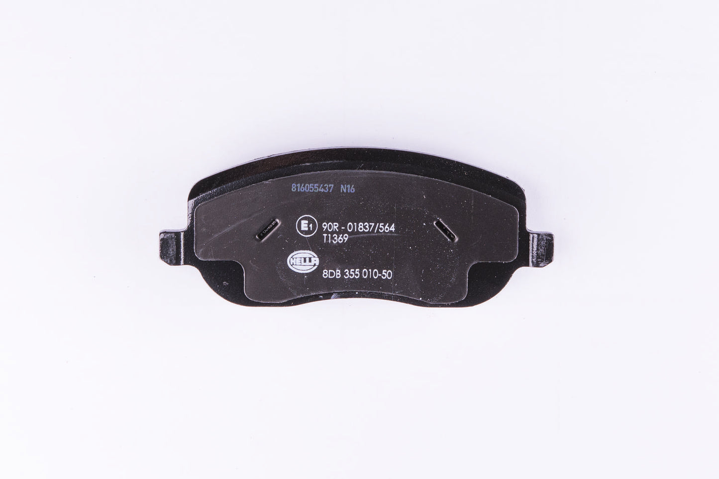 HELLA Brake pad set - T1369 - for e.g. CITROEN / FIAT / LANCIA / PEUGEOT 8DB355010-501
