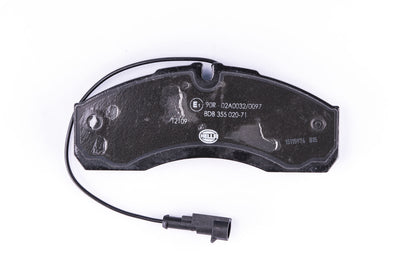 HELLA Brake pad set - T2109 - for e.g. NISSAN 8DB355020-711