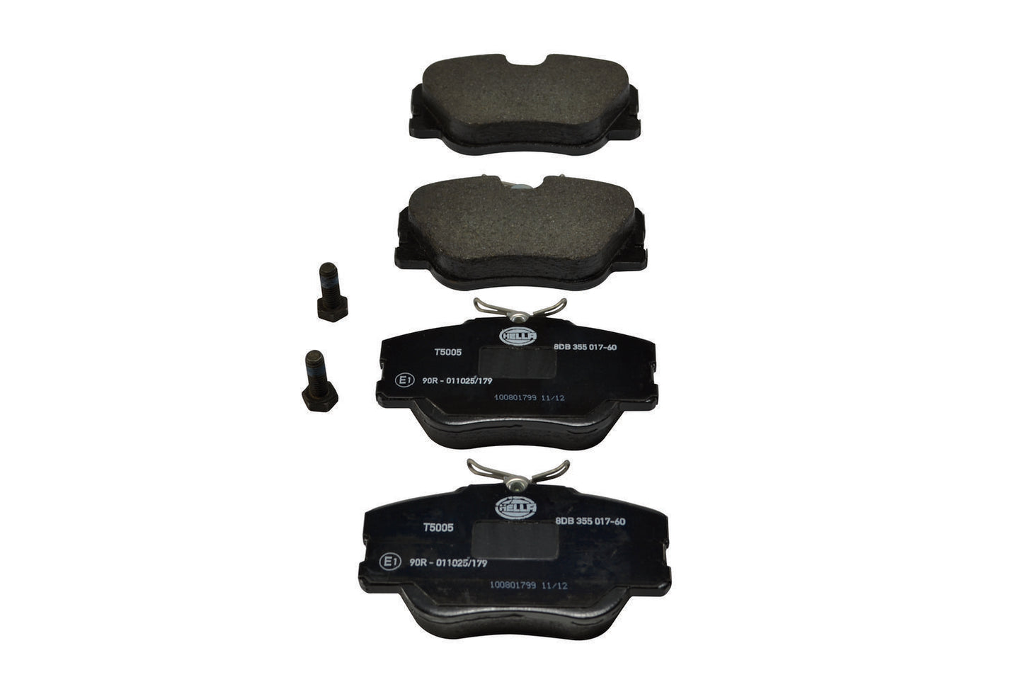 HELLA Brake pad set - T5005 - for e.g. MERCEDES-BENZ 8DB355017-601
