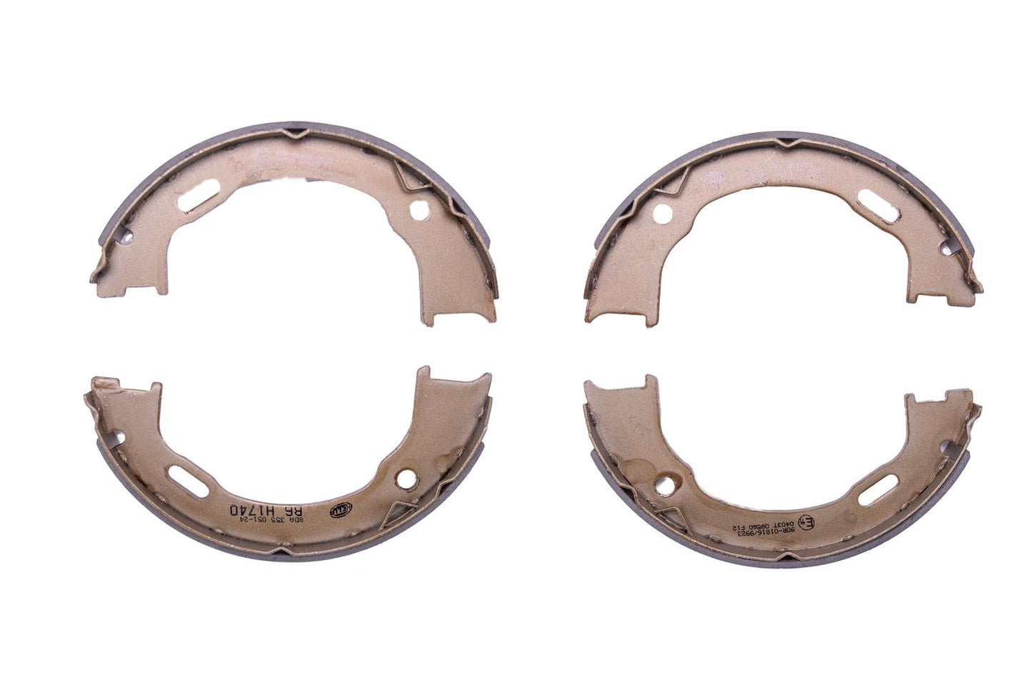 HELLA Brake Shoe Set, parking brake - H1740 - for e.g. JEEP 8DA355051-241