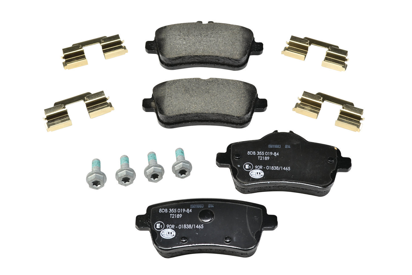 HELLA Brake pad set - T2189 - for e.g. MERCEDES-BENZ 8DB355019-841