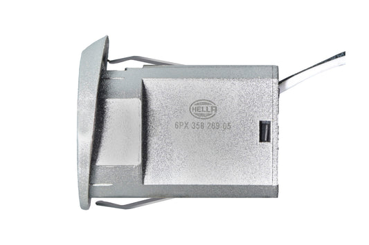 HELLA Sensor, park distance control - straight - 2-pin connector - Plugged - Cable: 23 6PX358269-051