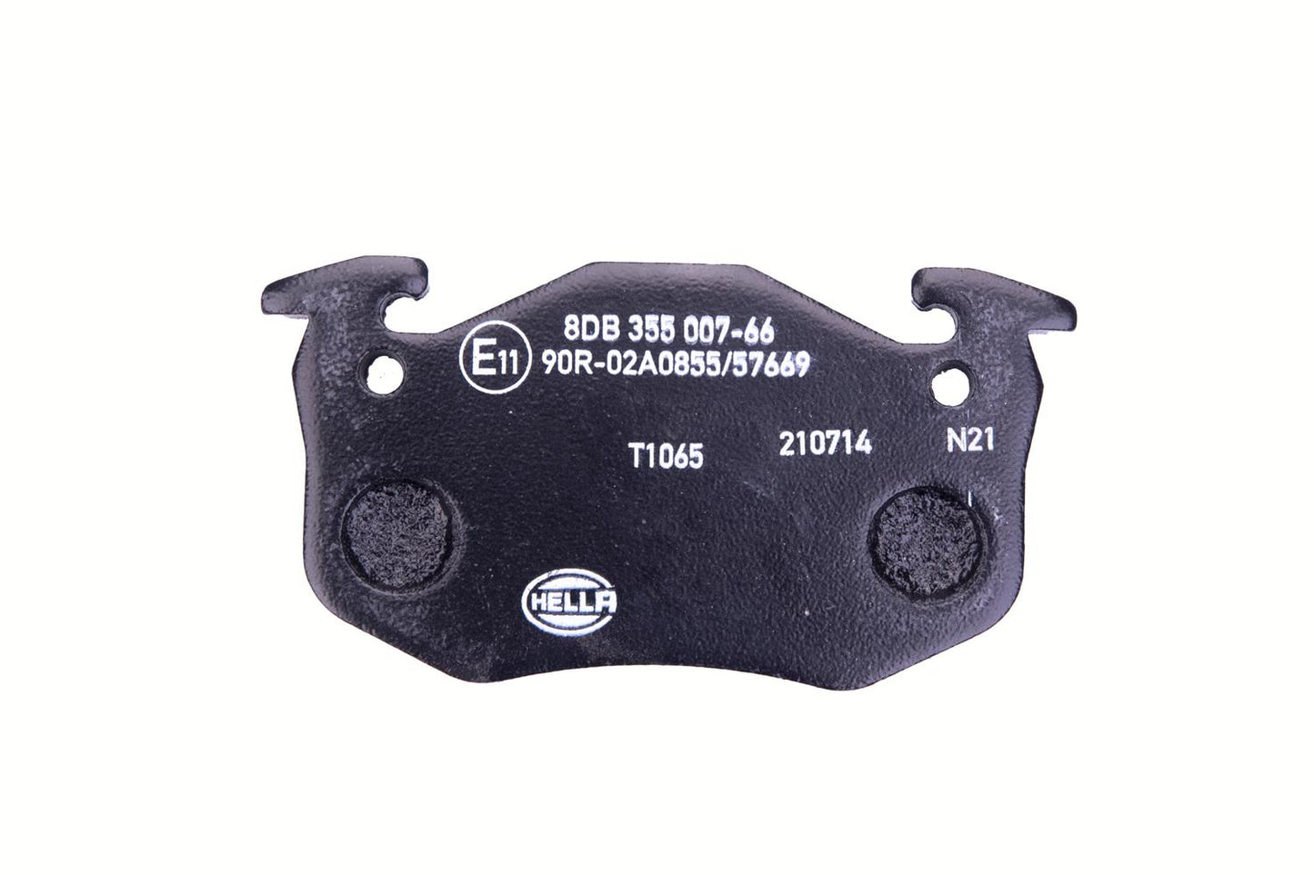 HELLA Brake pad set - T1065 - for e.g. RENAULT 8DB355007-661