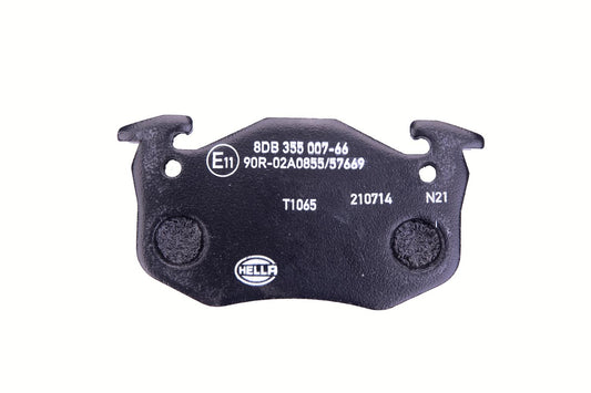 HELLA Brake pad set - T1065 - for e.g. RENAULT 8DB355007-661