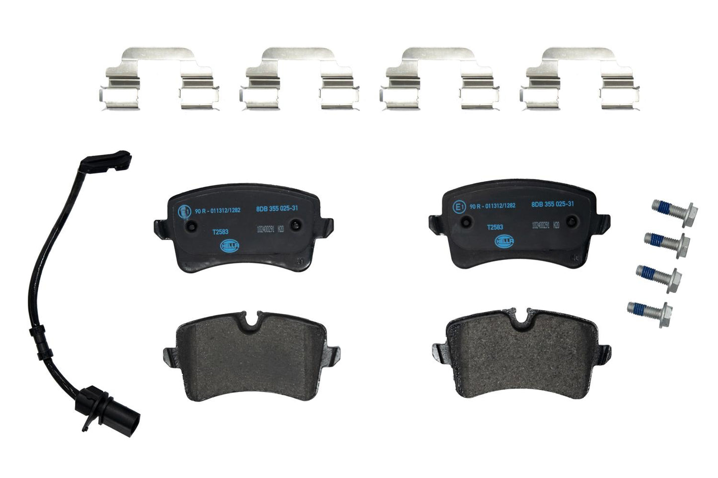 HELLA Brake pad set - T2583 - for e.g. AUDI / PORSCHE 8DB355025-311