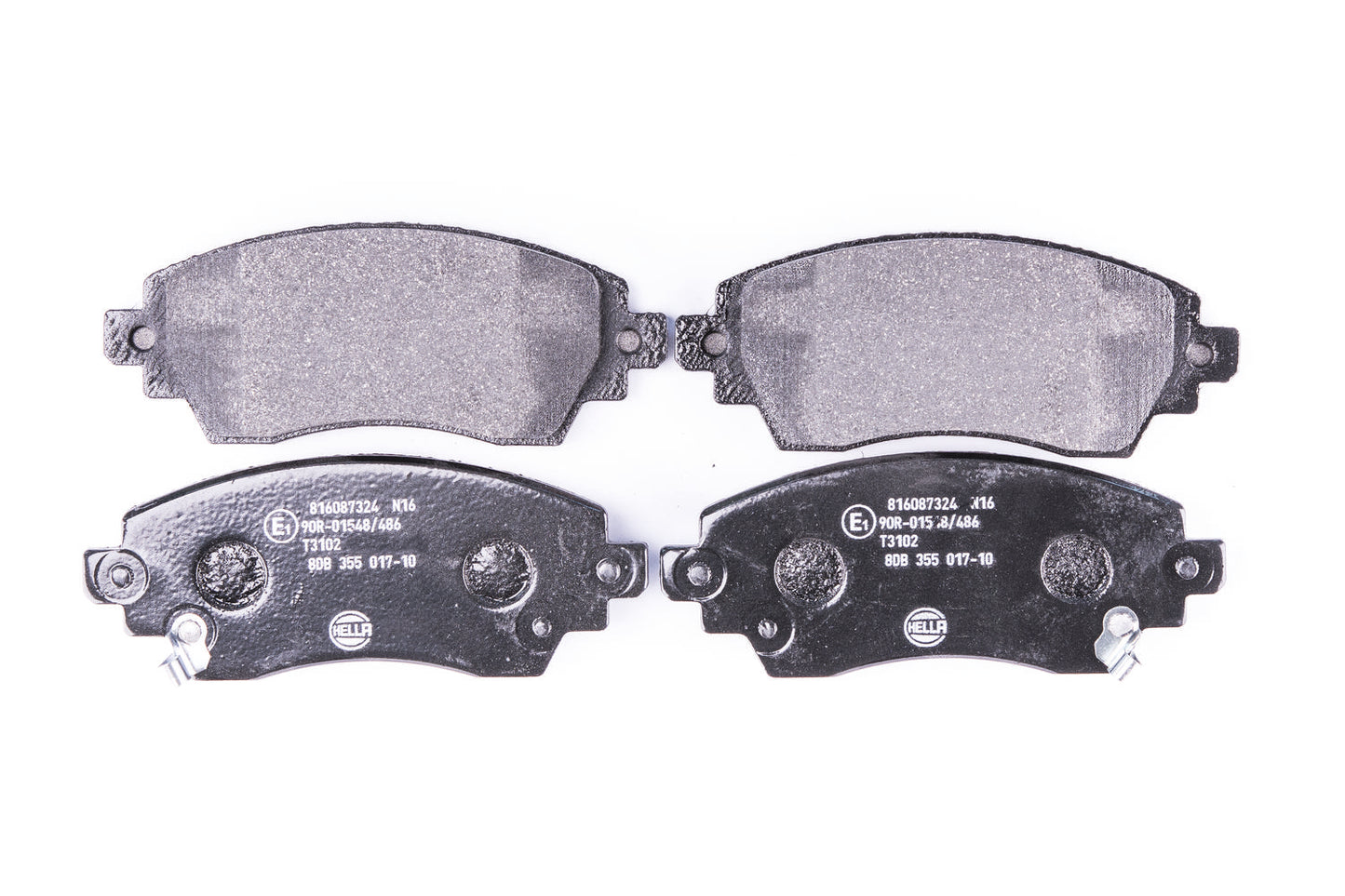 HELLA Brake pad set - T3102 - for e.g. TOYOTA 8DB355017-101