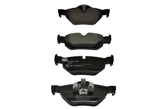 HELLA Brake pad set - T1447 - for e.g. BMW 8DB355011-301