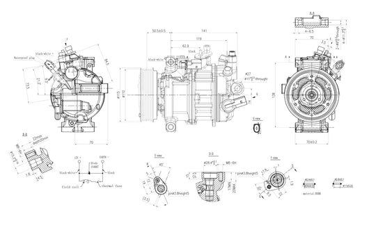 Hella Aircon Compressor 8FK366200-481