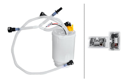 HELLA Swirl Pot, fuel pump - 12V - Electric - 2-pin connector 8TF358312-521