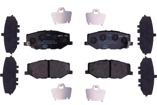 HELLA Brake pad set - T2836 - for e.g. SUZUKI 8DB355040-421