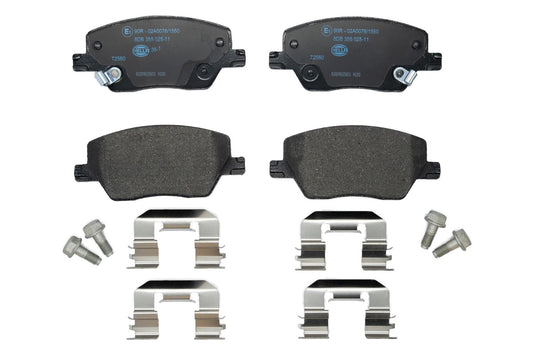 HELLA Brake pad set - T2560 - for e.g. DODGE / FIAT 8DB355025-111