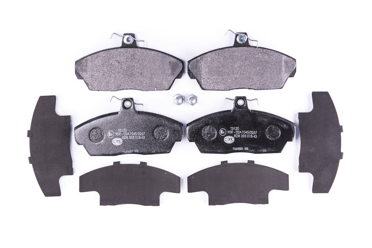 HELLA Brake pad set - T5120 - for e.g. LAND ROVER 8DB355018-431