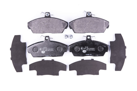 HELLA Brake pad set - T5120 - for e.g. LAND ROVER 8DB355018-431