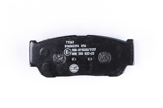 HELLA Brake pad set - T1363 - for e.g. KIA / SSANGYONG 8DB355020-221