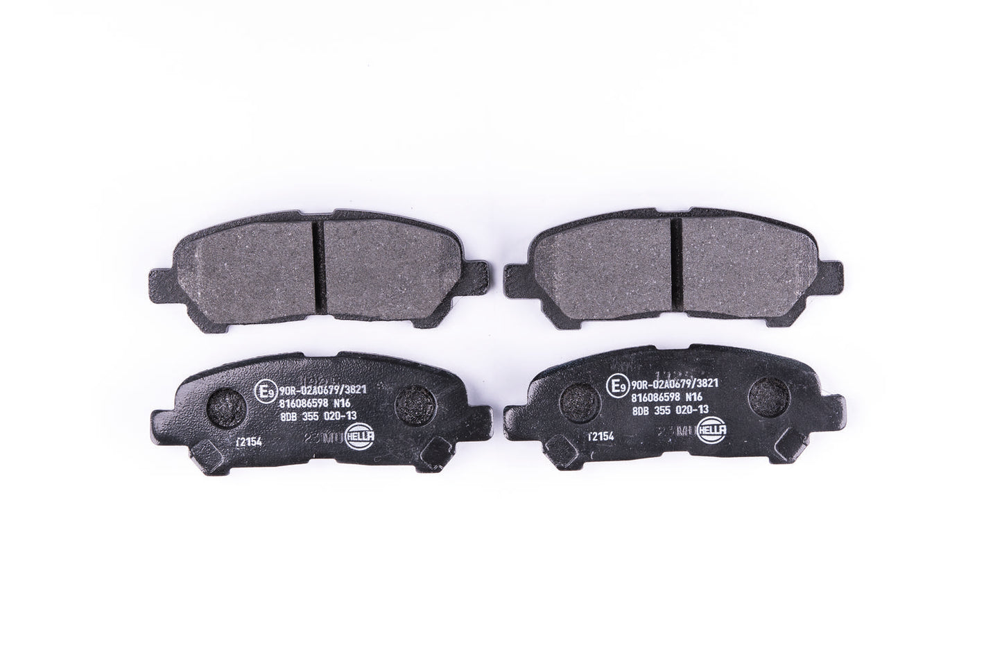 HELLA Brake pad set - T2154 - for e.g. TOYOTA 8DB355020-131