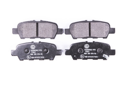 HELLA Brake pad set - T1847 - for e.g. INFINITI / NISSAN / SUZUKI 8DB355014-561
