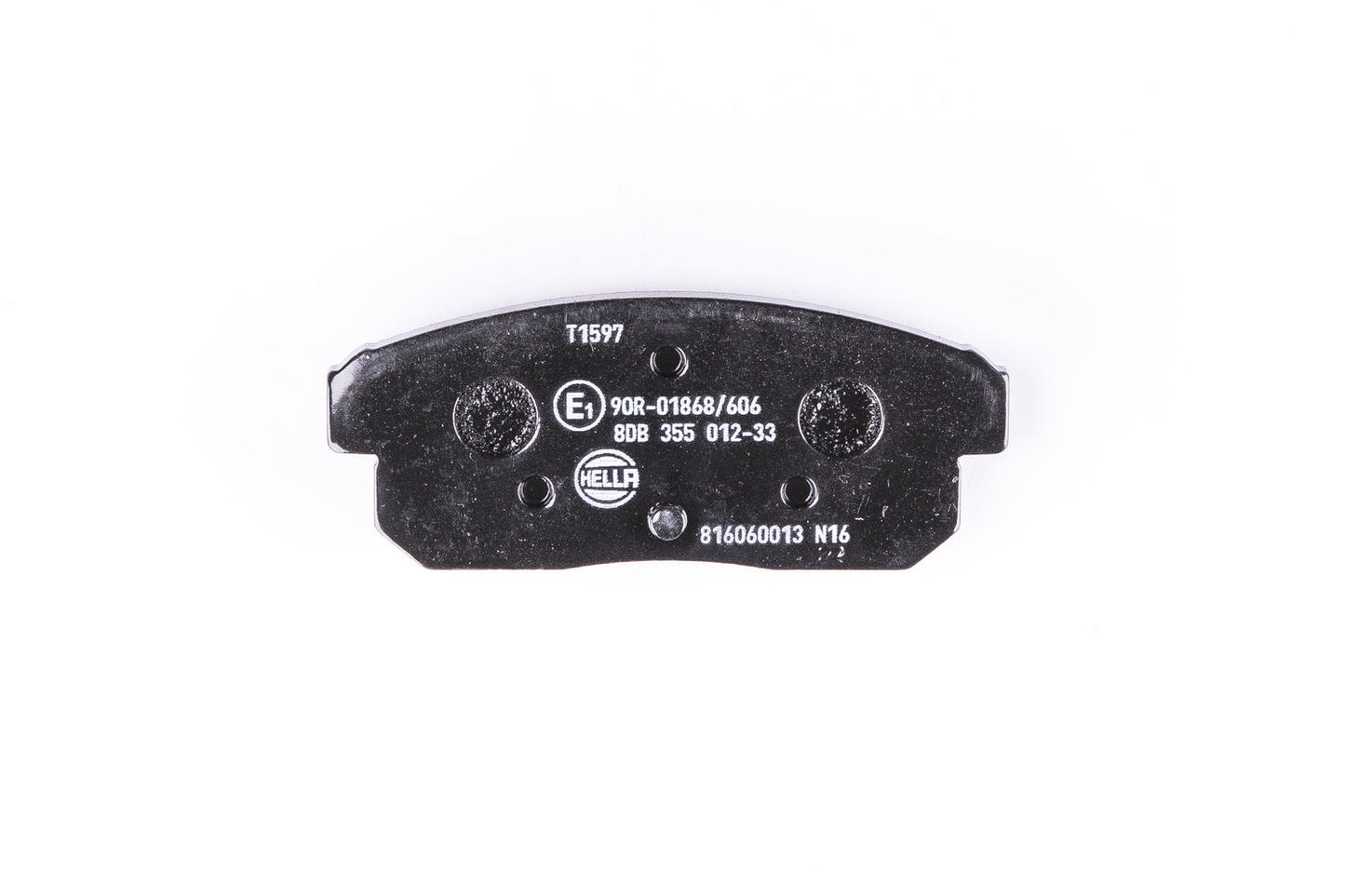 HELLA Brake pad set - T1597 - for e.g. CHEVROLET / NISSAN / SUZUKI 8DB355012-331