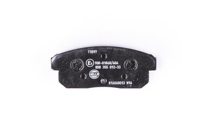 HELLA Brake pad set - T1597 - for e.g. CHEVROLET / NISSAN / SUZUKI 8DB355012-331