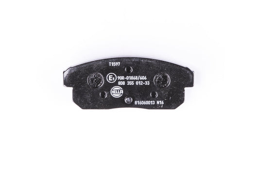 HELLA Brake pad set - T1597 - for e.g. CHEVROLET / NISSAN / SUZUKI 8DB355012-331
