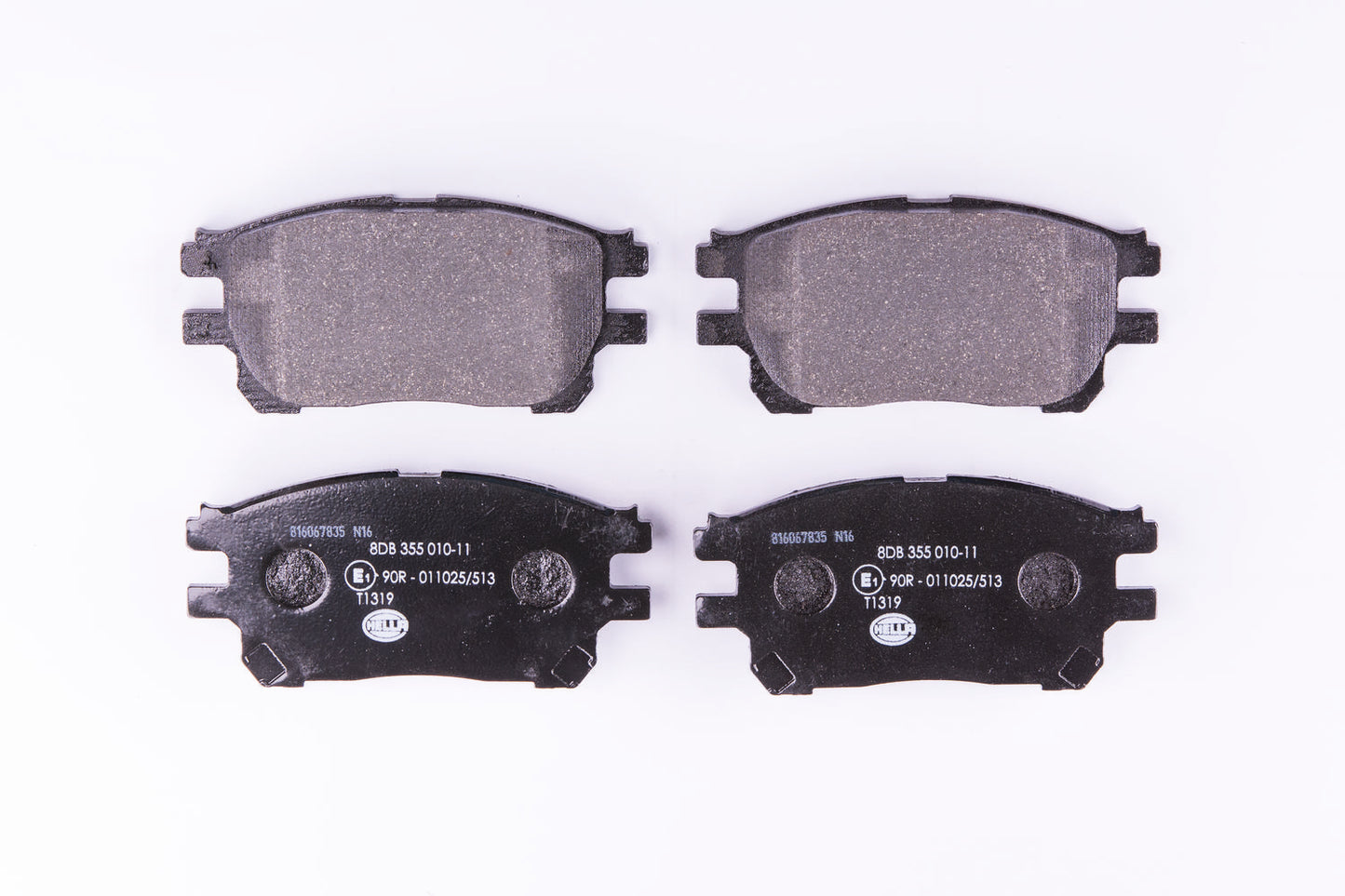 HELLA Brake pad set - T1319 - for e.g. TOYOTA 8DB355010-111