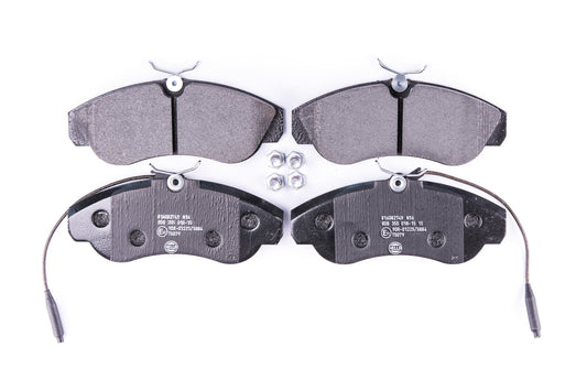 HELLA Brake pad set - T5079 - for e.g. CITROEN / FIAT / PEUGEOT 8DB355018-151