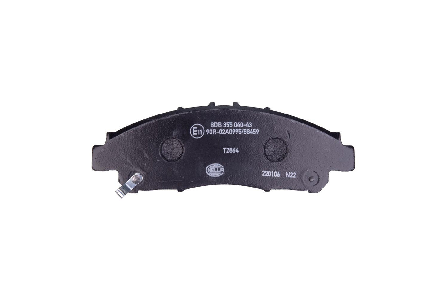 HELLA Brake pad set - T2864 - for e.g. TOYOTA 8DB355040-431
