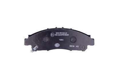 HELLA Brake pad set - T2864 - for e.g. TOYOTA 8DB355040-431