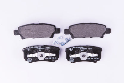 HELLA Brake pad set - T1395 - for e.g. CHRYSLER / DODGE / JEEP / MITSUBISHI 8DB355010-811