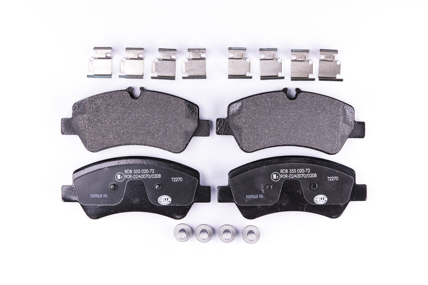 HELLA Brake pad set - T2270 - for e.g. FORD 8DB355020-721