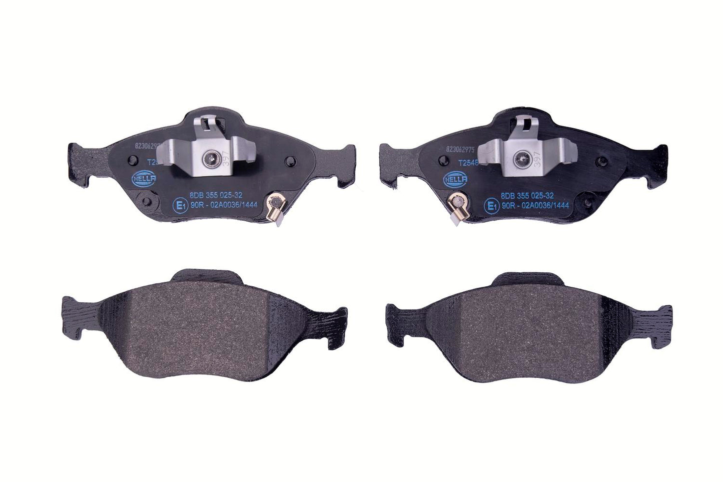 HELLA Brake pad set - T2548 - for e.g. TOYOTA 8DB355025-321