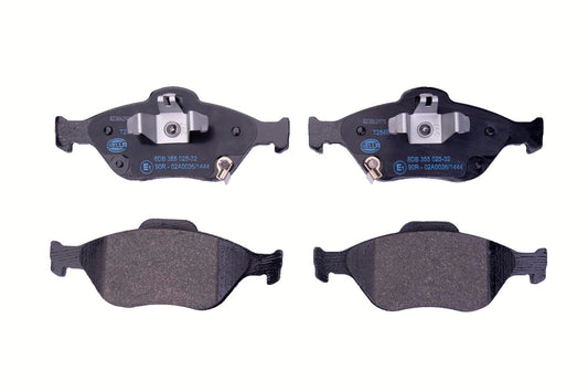 HELLA Brake pad set - T2548 - for e.g. TOYOTA 8DB355025-321