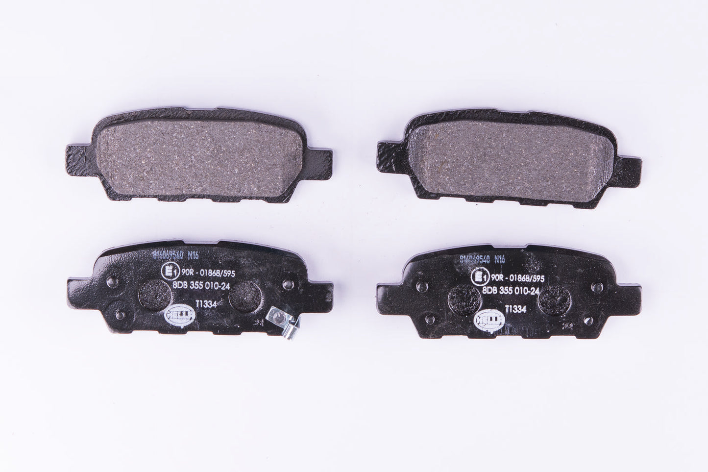 HELLA Brake pad set - T1334 - for e.g. INFINITI / NISSAN / RENAULT / SUZUKI 8DB355010-241