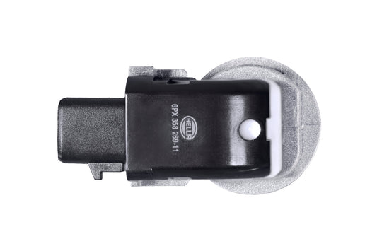 HELLA Sensor, park distance control - angled - 2-pin connector - Plugged 6PX358269-111